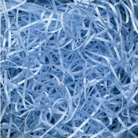 Zeer fijn versnipperd papier-  Zak van (0.5KG) - Hemelsblauw