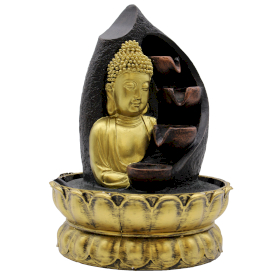 Tafelblad Waterornament - 30cm - Gouden Boeddha & Gietpotten
