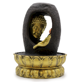 Tafelblad Waterornament - 30cm - Gouden Boeddha & Vitarka Mudra