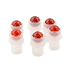 10x Gemstone Roller Tip voor 5ml fles- Rode Jaspis