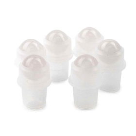 10x Gemstone Roller Tip voor 5ml fles- Rotskwarts