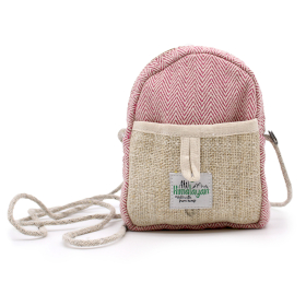 Mobiele Hemp Tas met Schouderband - Gemengde Kleuren