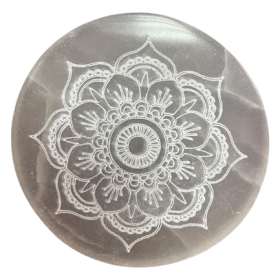 Seleniet Oplaad Borden - Medium - 10cm - Lotus Mandala