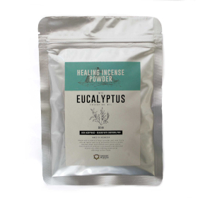 12x Helend Wierookpoeder - Eucalyptus 50gm