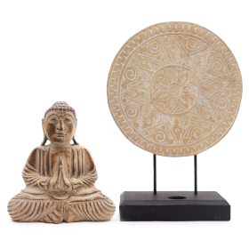 Buddha Feng Shui Set - Klassieke Mandala - Natuurlijk