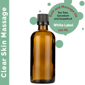 10x Heldere huid Massage olie 100ml - Wit Label
