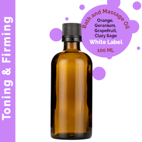 10x Verstevigend & Verstevigend Massage olie 100ml - Wit Label