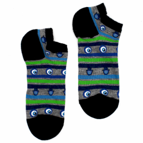 M/L Hop Hare Bamboe Enkelsokken (41-46) - Boze Oog en Hamsa