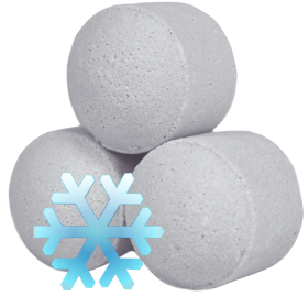 1.3Kg Doos Mini Bad Bom Pillen - Witte Kerst