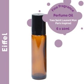 6x Eiffel Fijne Geur Parfumolie 10 ml - Wit Label