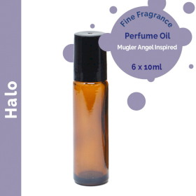 6x Halo Fijne Geur Parfumolie 10 ml - Wit Label