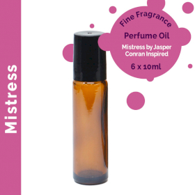 6x Maitresse Fijne Geur Parfumolie - 10 ml Wit Label