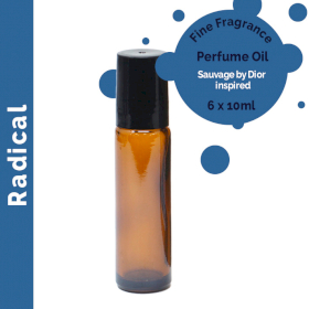 6x Radicaal Fijne Geur Parfumolie 10 ml - Wit Label