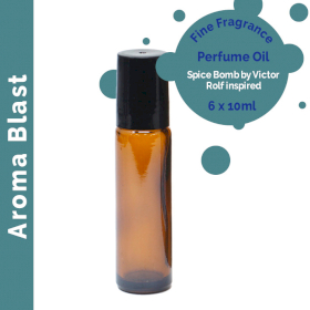 6x Aroma Blast Fijne Geur Parfumolie 10 ml - Wit Label