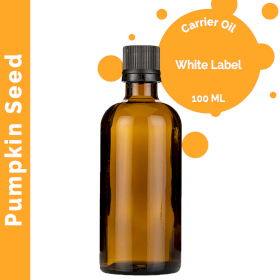 10x Pompoenpitolie - 100 ml - Wit Label