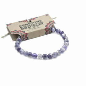 4x Edelsteen Manifestatie Armband - Amethist - Kalmte