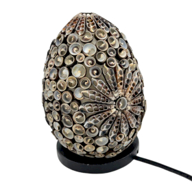 Boho Schelpenlamp - Chocolade Twist Oval - 15 cm