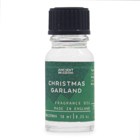 10x Kerstkrans Geurolie 10ml