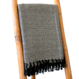 Boho Comfort Throws - 125x150cm - Houtskool