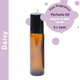 6x Daisy Fijne Geur Parfumolie 10 ml - Wit Label