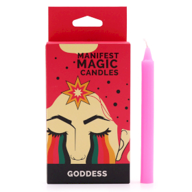 3x Manifest Magische Kaarsen (pak van 12) - Roze