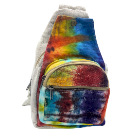 Tiedye Hennep Schouder Slingertas