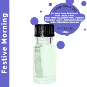 10x Feestelijke Ochtend Geurolie 10 ml - White Label