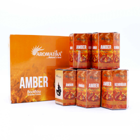 12x Pak van 10 Masala Terugstroom Wierook - Amber