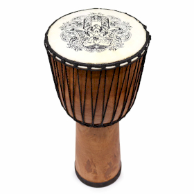 Handgemaakte Djembé-Trommel met Brede Bovenkant - 50 cm