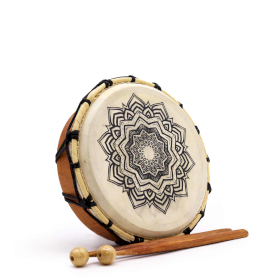 Mandala Sjamanistische Trommel met Stokken - 20cm