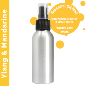 6x 100ml Etherische Olie Mist - Ylang Ylang & Mandarijn - White Label