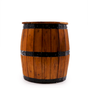 Beer Barrel Kruk & Parasolstandaard - Natuurlijk