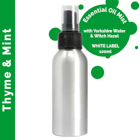 6x 100ml Etherische Olie Mist - Tijm & Munt - White Label