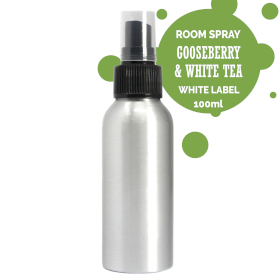 6x 100ml Roomspray - Kruisbes & Witte Thee - Witte Label