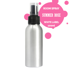6x 100ml Roomspray - Zomerse Roos - White Label