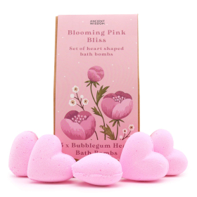 Bloeiende Roze Geluk Bad Hart Cadeauset