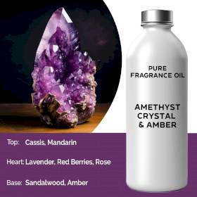 Amethyst Crytal & Amber