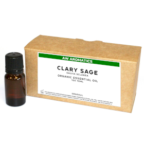 10x Clary Salie Biologische Essentiële Olie 10ml - ONGELABELD