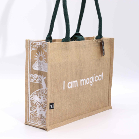 5x Hop Hare Jute Grote Tas - Ik ben Magisch