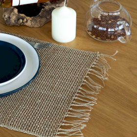 Zeegras Franje Natuurlijke Placemat - Natuurlijk