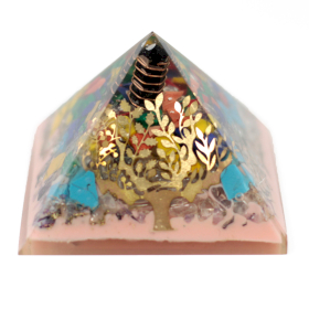 Orgonite Piramide - Large - 70cm - Boom (Aarde Basis)