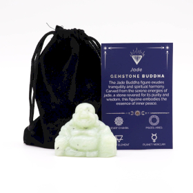 Grote Boeddha Edelsteen - Jade - 50x40x20mm