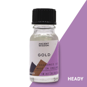 10x Huis Parfum/Geur Olie - 10ml - Goud