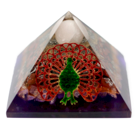 Orgonite Piramide - Large - 70cm - Pauw (Aarde Basis)