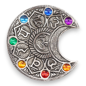 6x Zeven Chakra Maan Wierookhouder 11.5cm