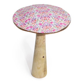 2x Grote Paddenstoel - 20 cm - Mooi Bloemenpatroon