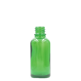 255x 5ml Groene Glazen Druppelfles - Zonder Dop