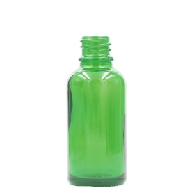 110x 30ml Groene Glazen Druppelfles - Zonder Dop