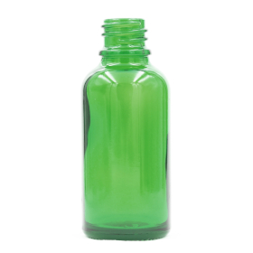 70x 100ml Groene Glazen Druppelfles - Zonder Dop