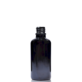 255x 5ml Zwarte Glazen Druppelfles - Zonder Dop